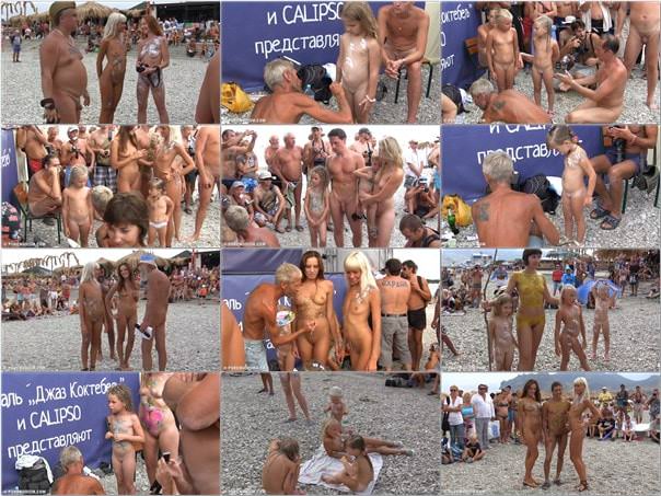 Family nudism in Europe video - Cool day at the beach vol.2