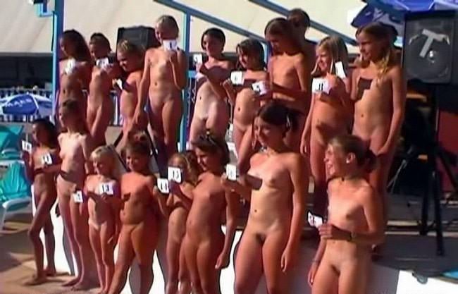 People without clothes video - Junior miss pageant France vol.9