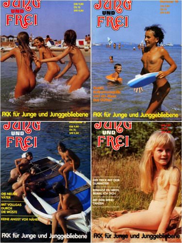 Vintage nudism -  Jung und Frei # 9-12